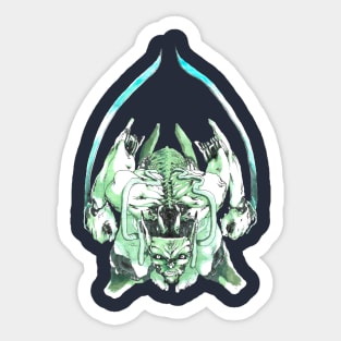 Gargoyle broken android Sticker